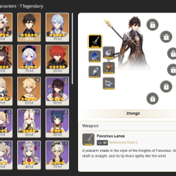 [ÁSIA] AR 55 ⭐ 32 personagens (7 Lendários) ✨zhongli + ayato + hu tao + Espada Sacrificial + Harpa Skyward + ✅ full acesso ✅ 0